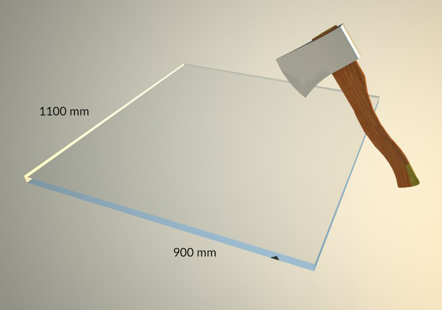 Szkło laminowane (bezpieczne) P1